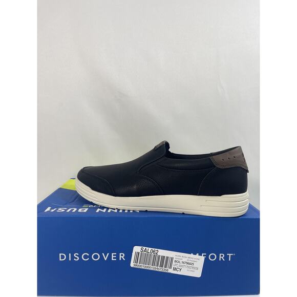 Nunn Bush City Walk Slip Shoes Mens Size 8.5 Black Slip On Casual KORE New Box main image 4